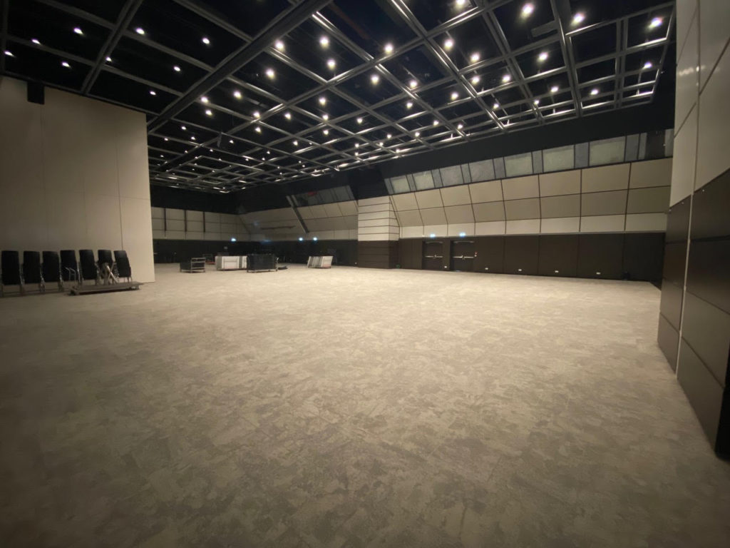 Main conference hall where the set up is going to be